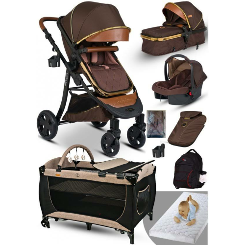 9 İn 1 Yeni Ekonomi Paket 985 Travel Sistem Bebek Arabası 560 Oyun Parkı Park Yatak Beşik
