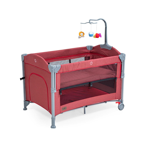Baby2Go 2254 Culla Anne Yanı Oyun Parkı Park Yatak 70 X 110 Cm Kırmızı