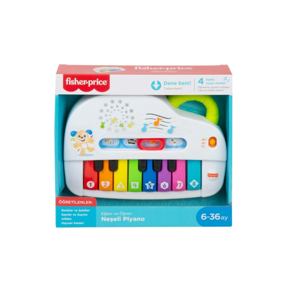 Fisher Price Eğlen Ve Öğren Neşeli Piyano (türkçe) Gtw20