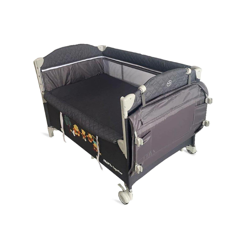 Kraft Together Anne Yanı Oyun Parkı 70X110 cm Oyun Parkı Siyah