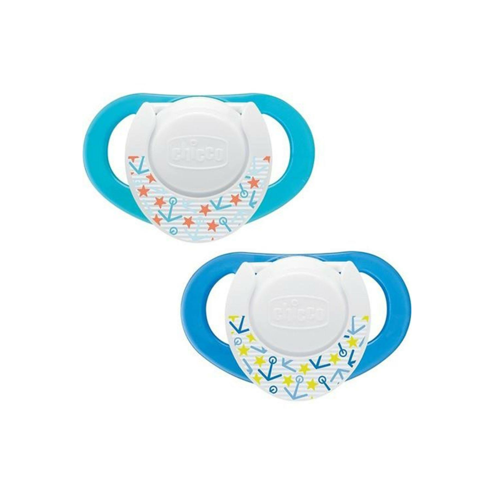 Chicco Physio Compact Silikon Emzik 6-12 Ay Erkek