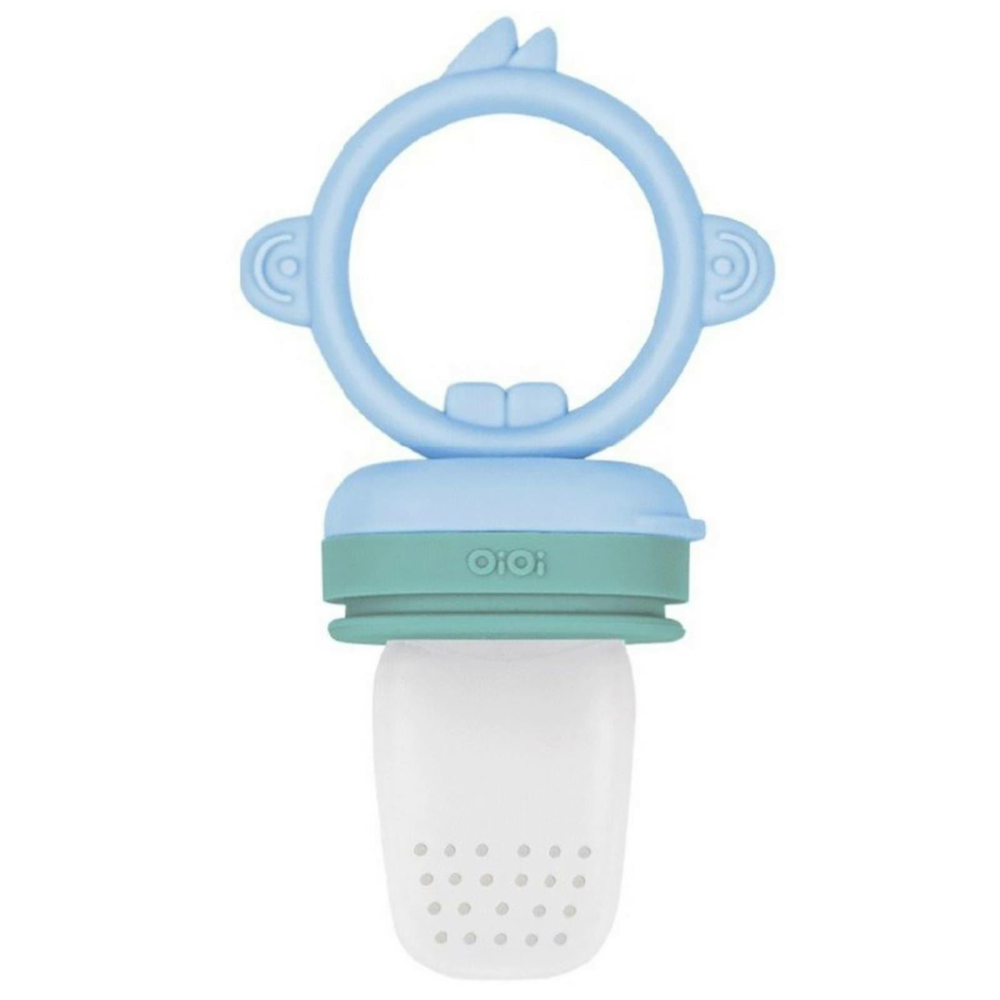 Oioi Silikon Püre Meyve Sebze Emziği Mavi