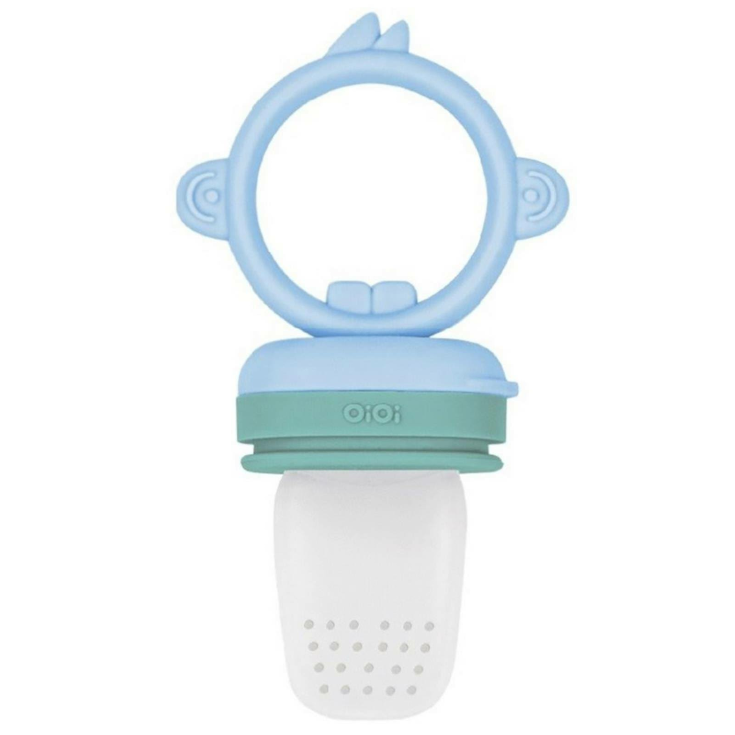 Oioi Silikon Püre Meyve Sebze Emziği Mavi