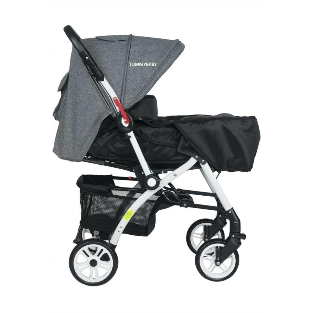 4 Baby Eagle Alüminyum Lüx Çift Yön Bebek Arabası - Kırmızı