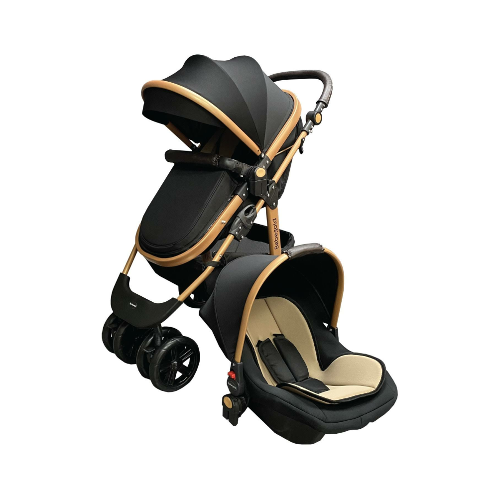 bebegold Classic Black Travel Sistem Bebek Arabası