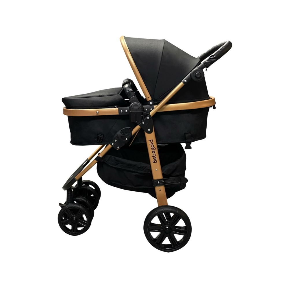 bebegold Classic Black Travel Sistem Bebek Arabası