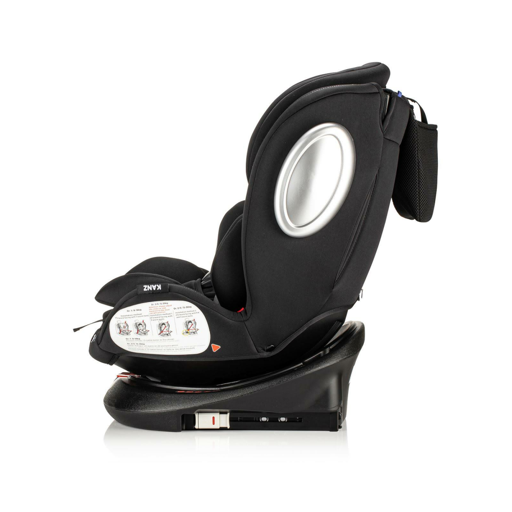 Kanz Gofix 360 ° Dönebilir Yatabilir 0-36 Kg Oto Koltuğu Siyah
