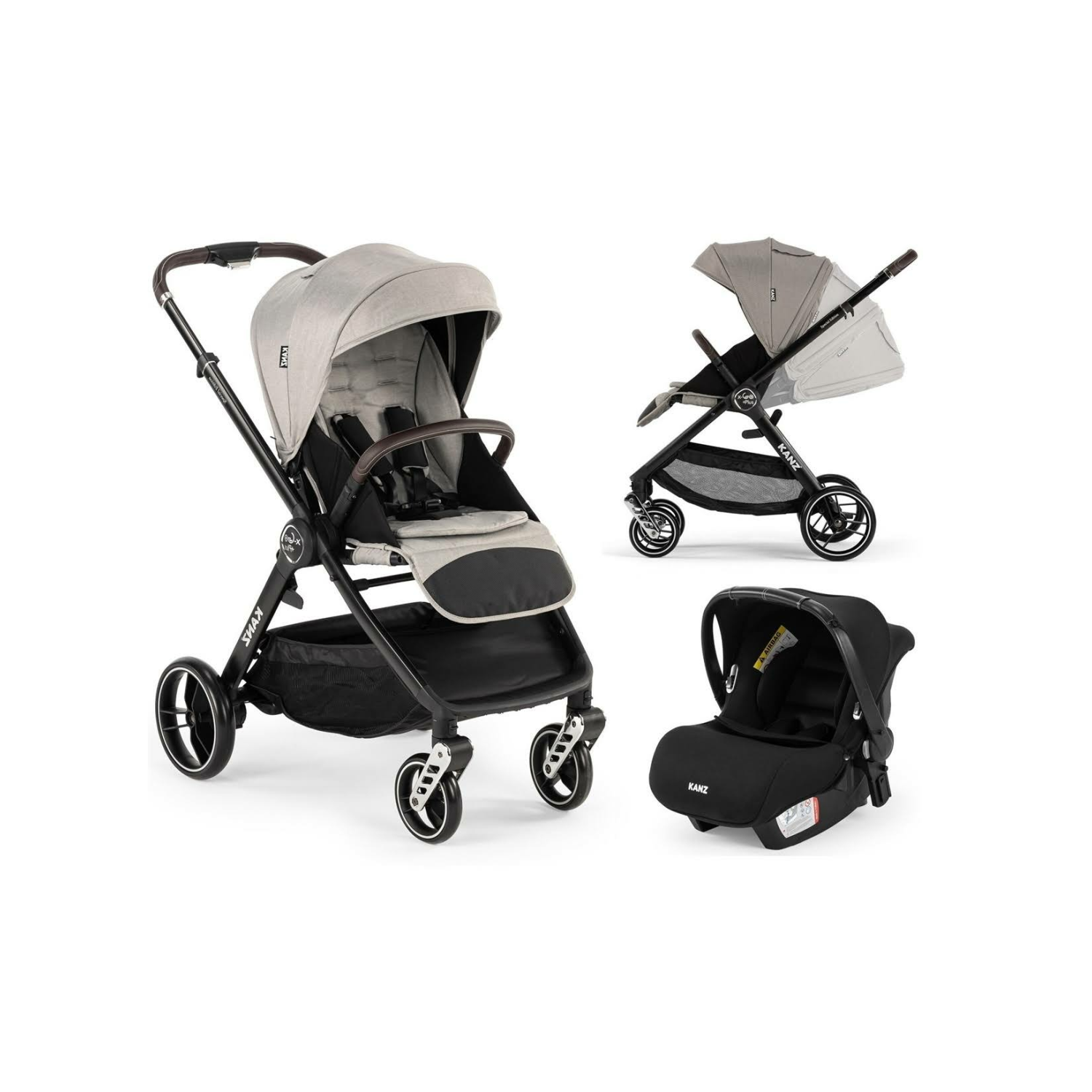 Kanz Xgo Plus Silver Travel Sistem Bebek Arabası