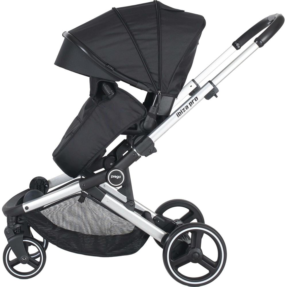 Prego 2071 Ibiza Pro İkiz Bebek Arabası Siyah