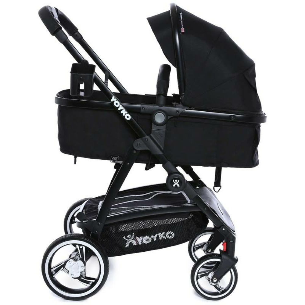 YOYKO City Seyahat Sistem Bebek Arabası 3 In 1 Gri Silver