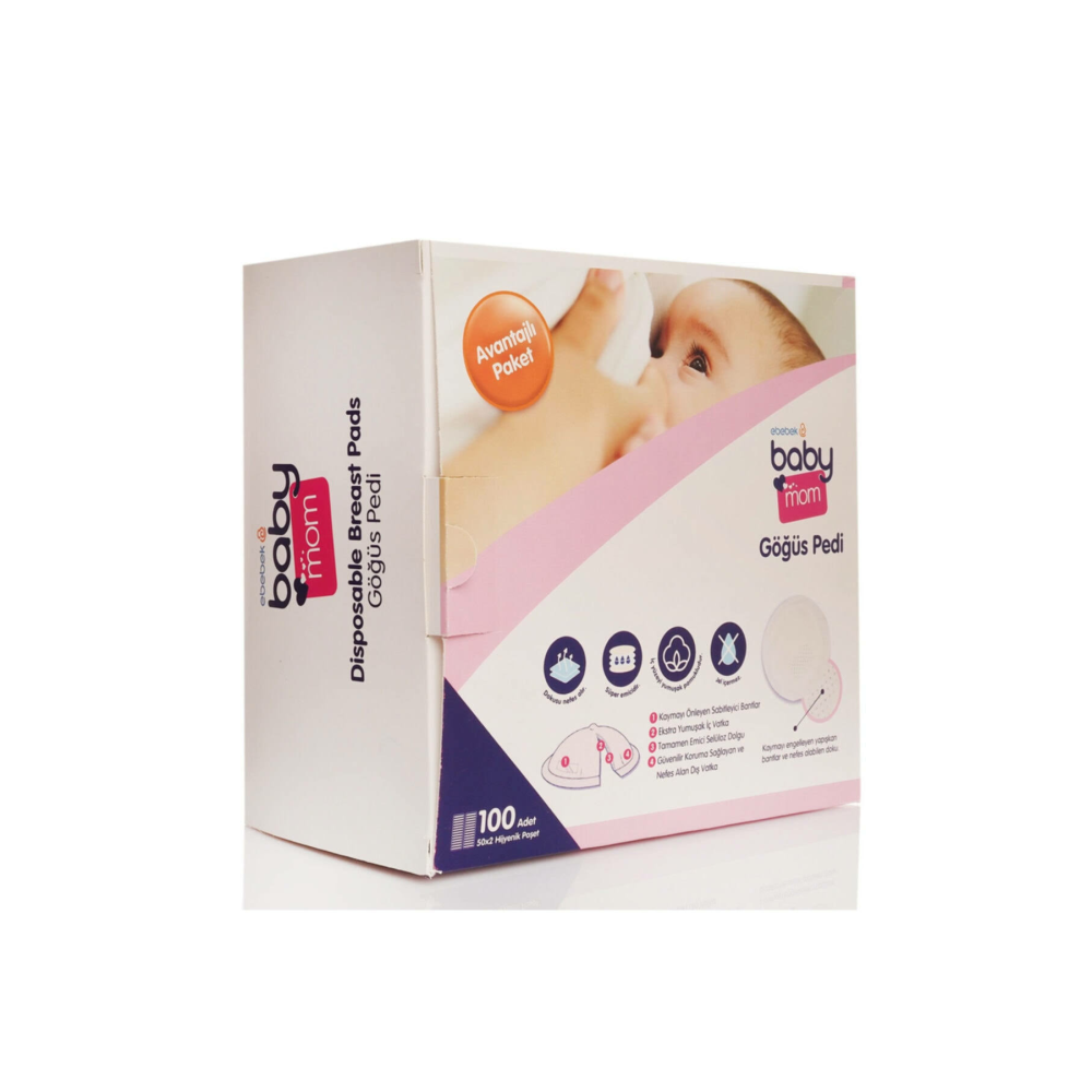 baby mom Göğüs Pedi 100lü - Avantaj Paket