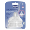 Chicco Natural Feeling 2'li Biberon Emziği 6 Ay+ Hızlı Akış