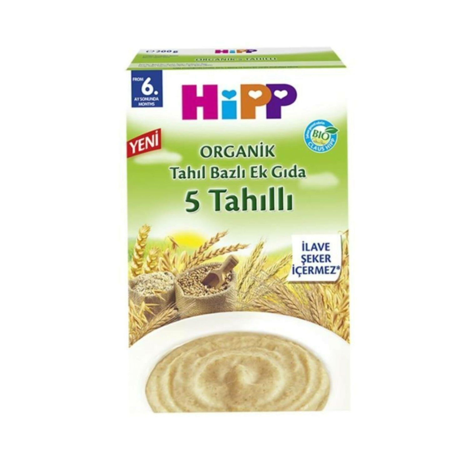 Hipp Organik 5 Tahıllı 200 Gr