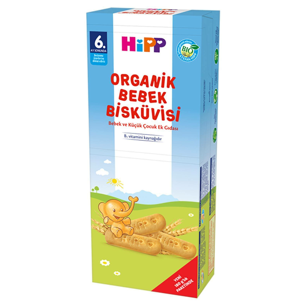 Hipp Organik Bebek Bisküvisi 180 G