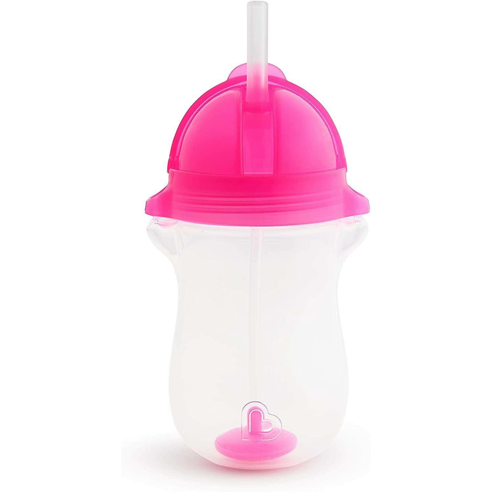 Munchkin Tıklama Kilitli Uçlu Alıştırma Bardağı 12 ay+ 296 ml Pembe