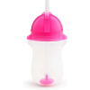 Munchkin Tıklama Kilitli Uçlu Alıştırma Bardağı 12 ay+ 296 ml Pembe