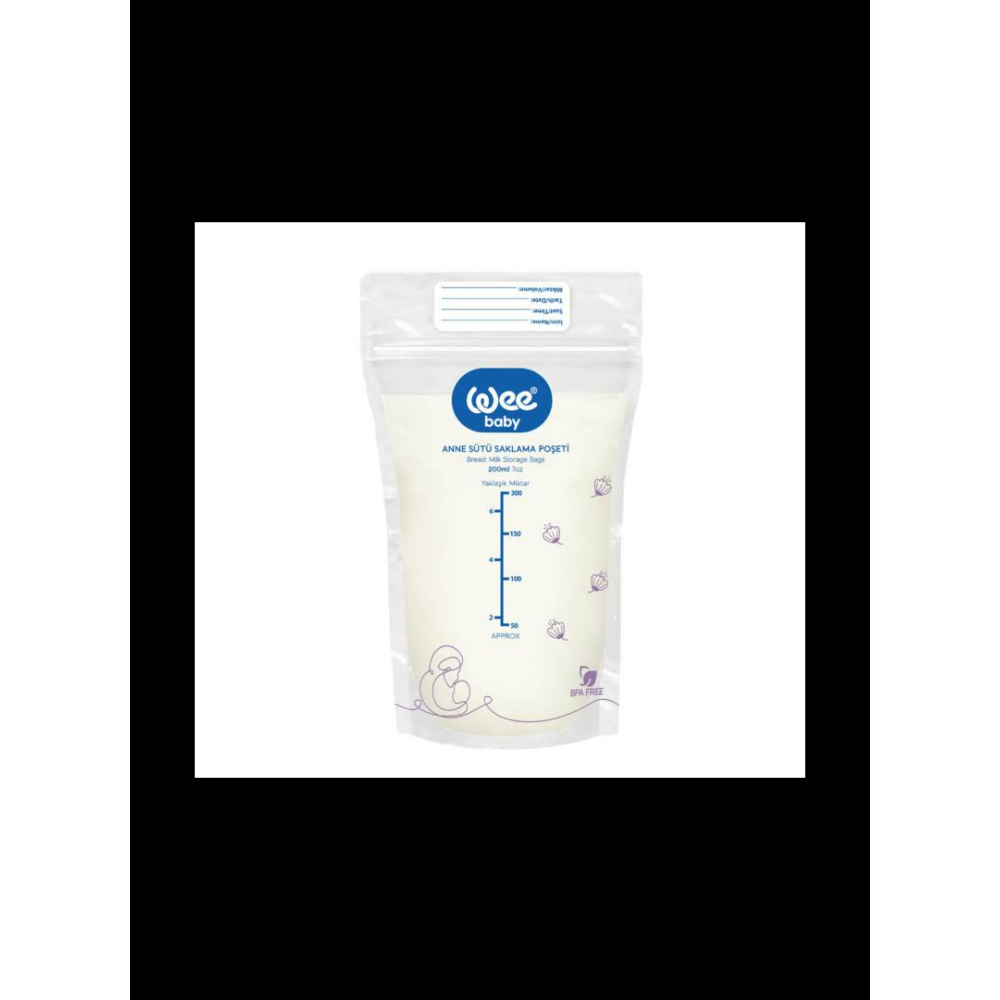 Wee Baby 889 Anne Sütü Saklama Poşeti