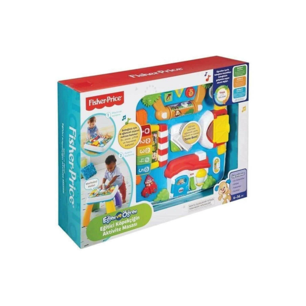 FISHER PRICE Eğitici Köpekçiğin Aktivite Masası