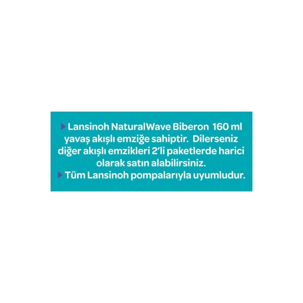 LANSINOH Natural Wave Biberon 240 Ml
