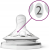 Philips Avent Natural Biberon Emziği, 1M+ 2'Li