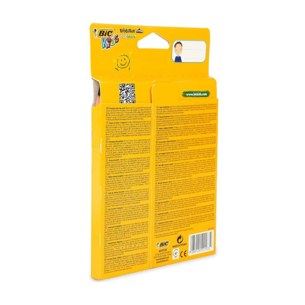 Bic Evolution Üçgen Jumbo Kuru Boya Kalemi