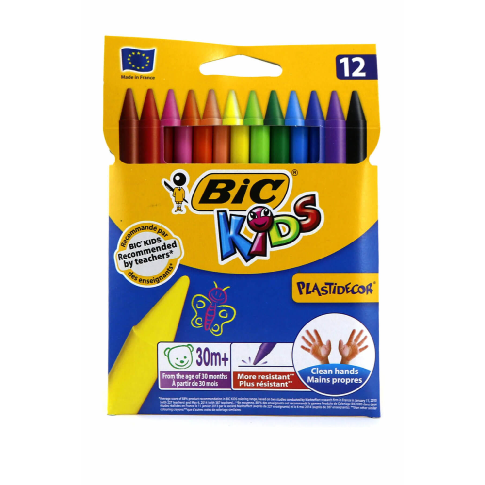 Bic Pastel Boya 12 Renk