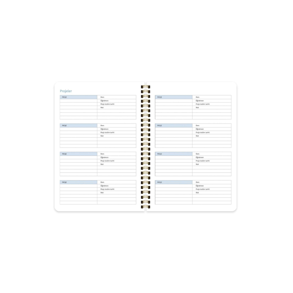 KESKİN COLOR A5 Spiralli Akademik Ajanda - Venge