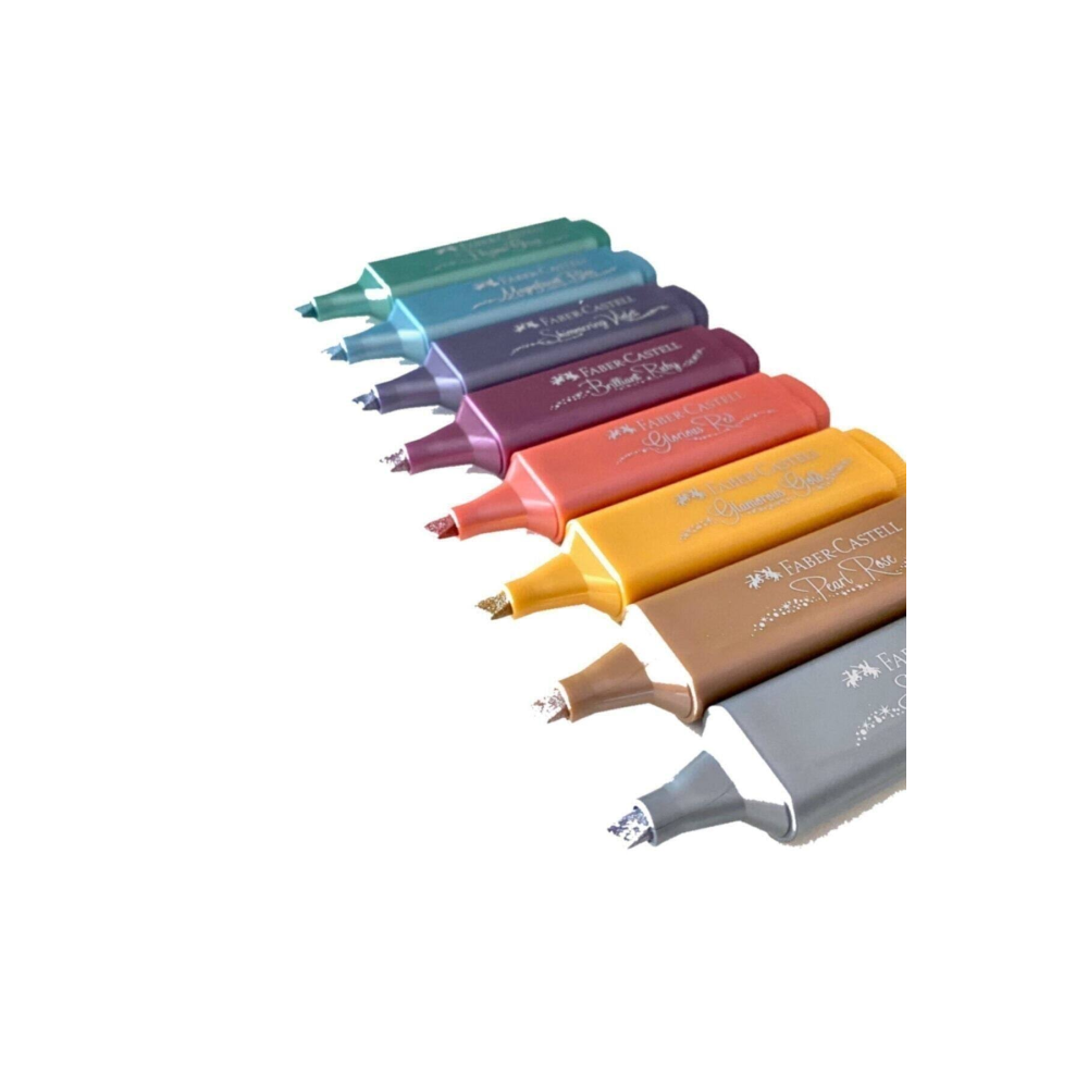 Faber Castell Fosforlu Kalem Metalik 8 Renk