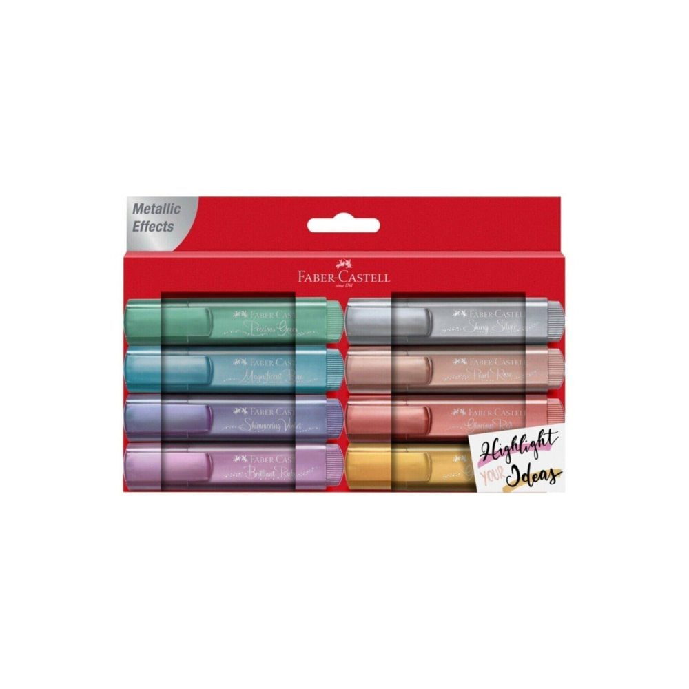 Faber Castell Fosforlu Kalem Metalik 8 Renk