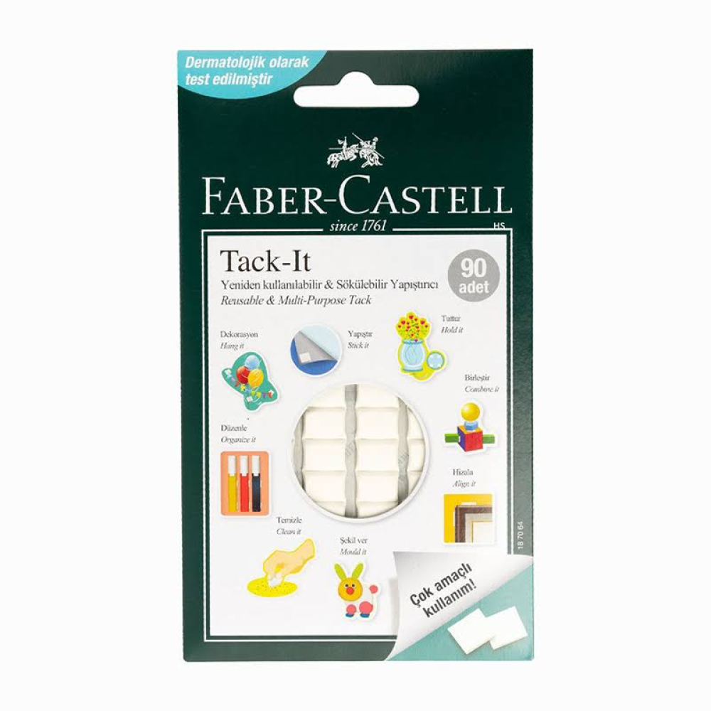Faber Castell Hamur Yapıştırıcı Tack-It 50 GR Beyaz