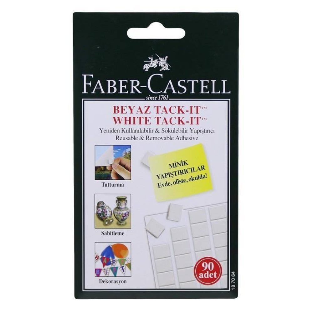 Faber Castell Hamur Yapıştırıcı Tack-It 50 GR Beyaz
