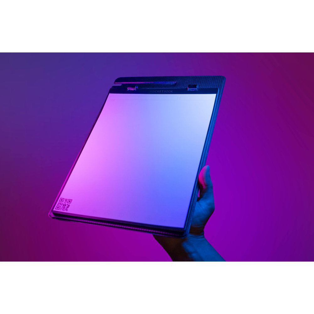 Rocketbook Yörünge Yasal Ped Mektubu - Akıllı Yeniden Kullanılabilir Yasal Defter - Gri, Çizgili/Nokta Izgara