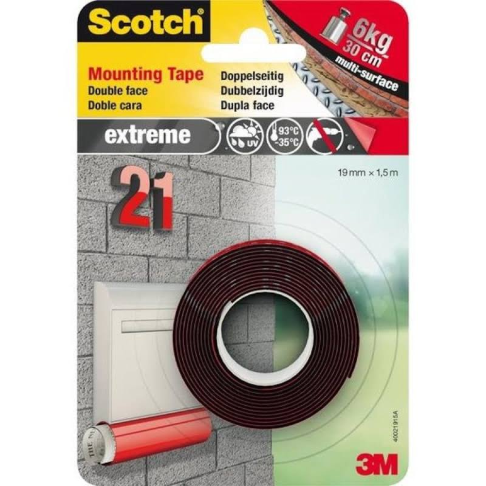 Scotch Extra Güçlü Montaj Bandı