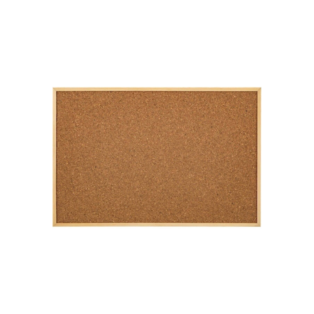 İnter Mantar Pano Ahşap Çerçeveli 60x90