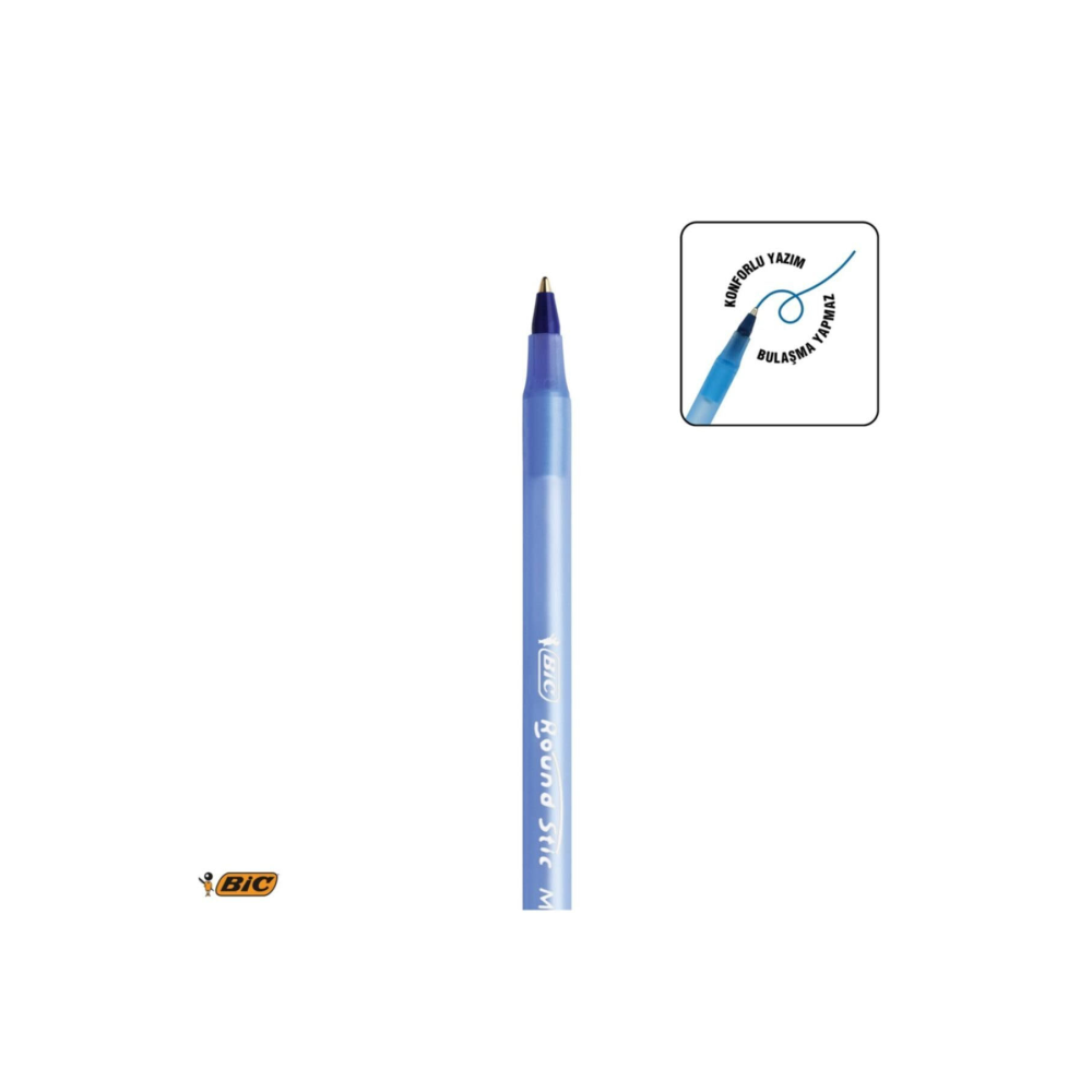 Bic Round Stic Mavi Tükenmez Kalem