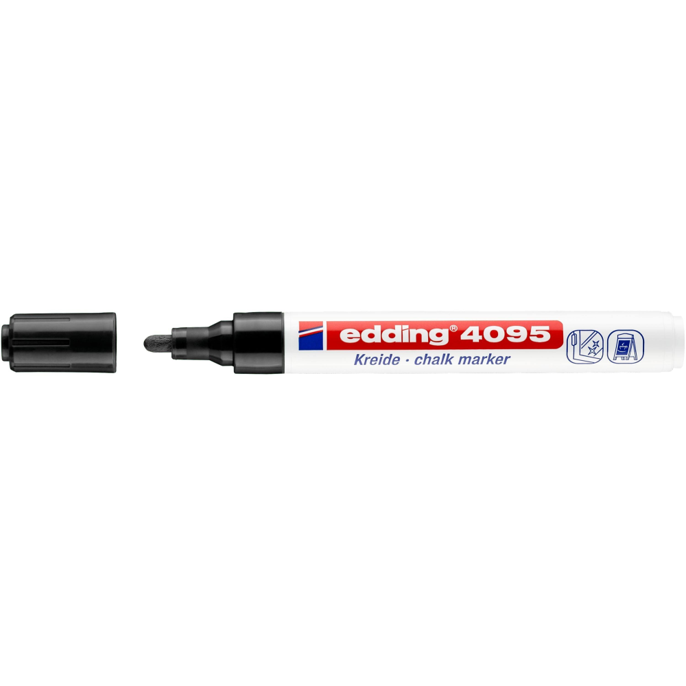 Edding Siyah Cam Kalemi 4095