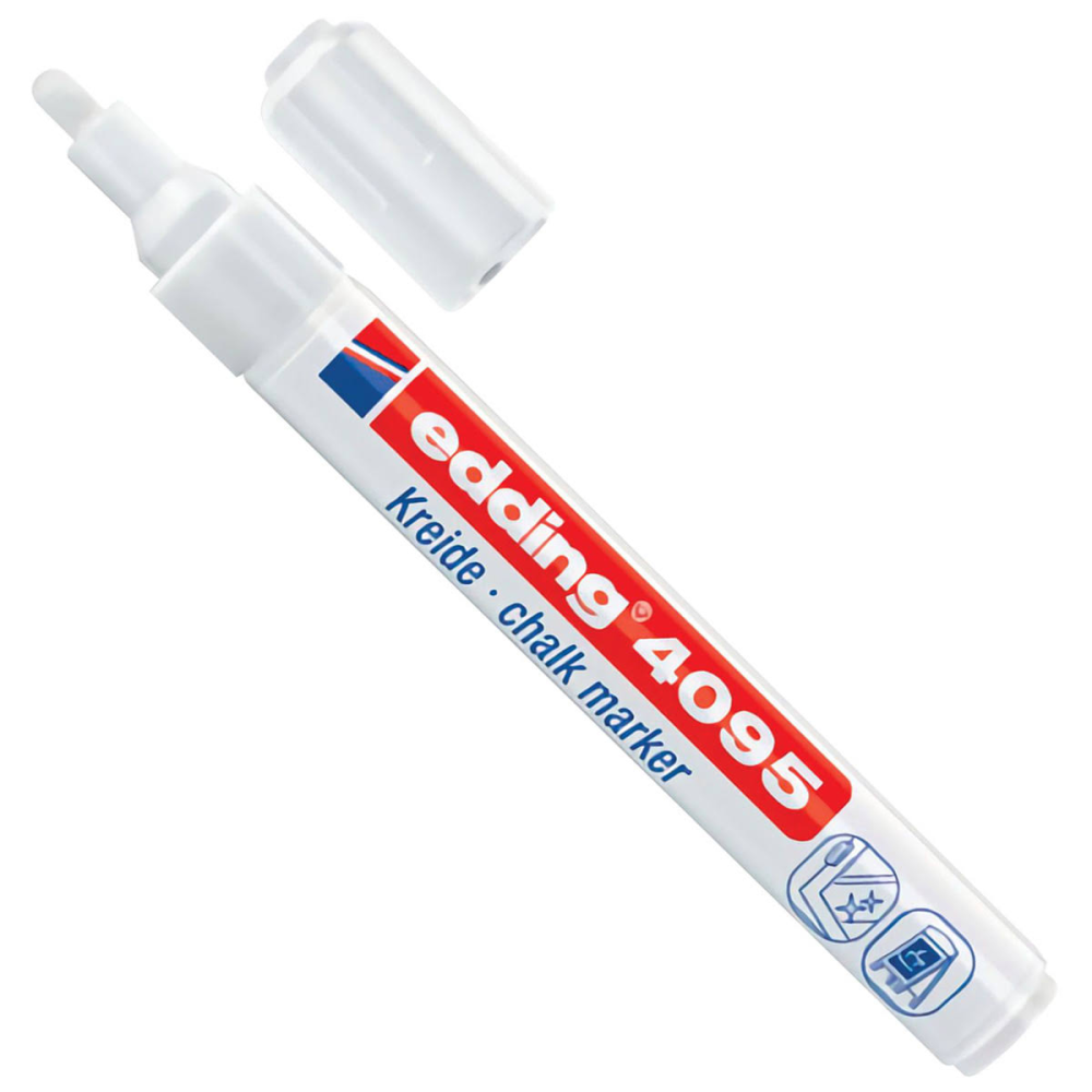 Edding Siyah Cam Kalemi 4095