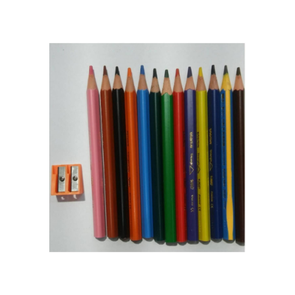 Bic Evolution Üçgen Jumbo Kuru Boya Metal Tüp 12+1