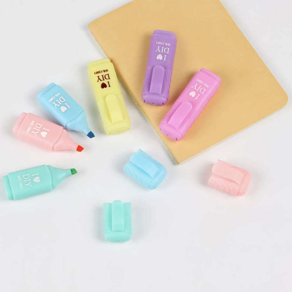 Fosforlu Mini Kalem 6'lı