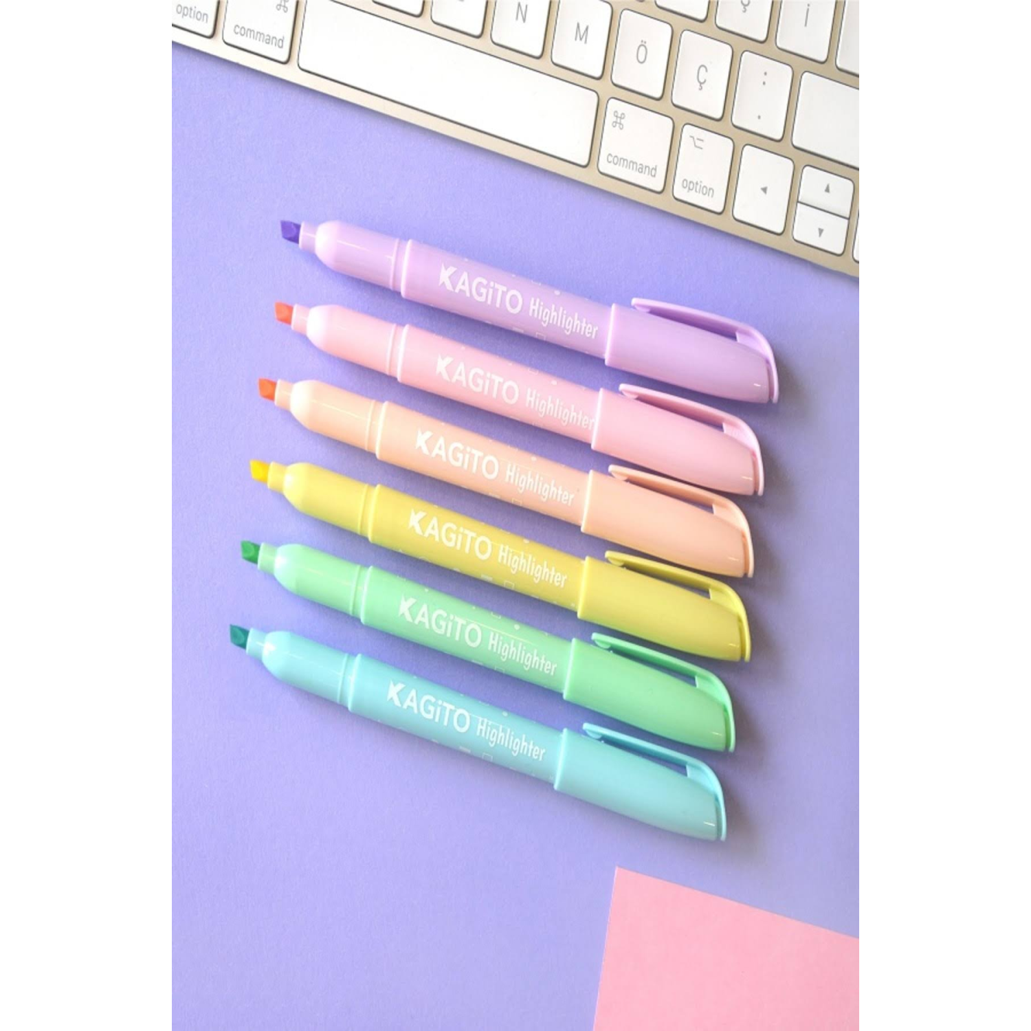 Kagito Soft Pastel Highlighter Kalem Seti 6’lı