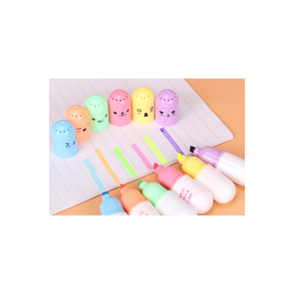 Mini Kapsül 6' Lı Fosforlu Kalem