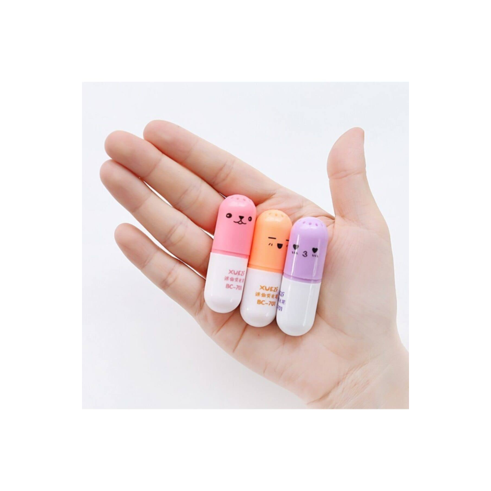 Mini Kapsül 6' Lı Fosforlu Kalem