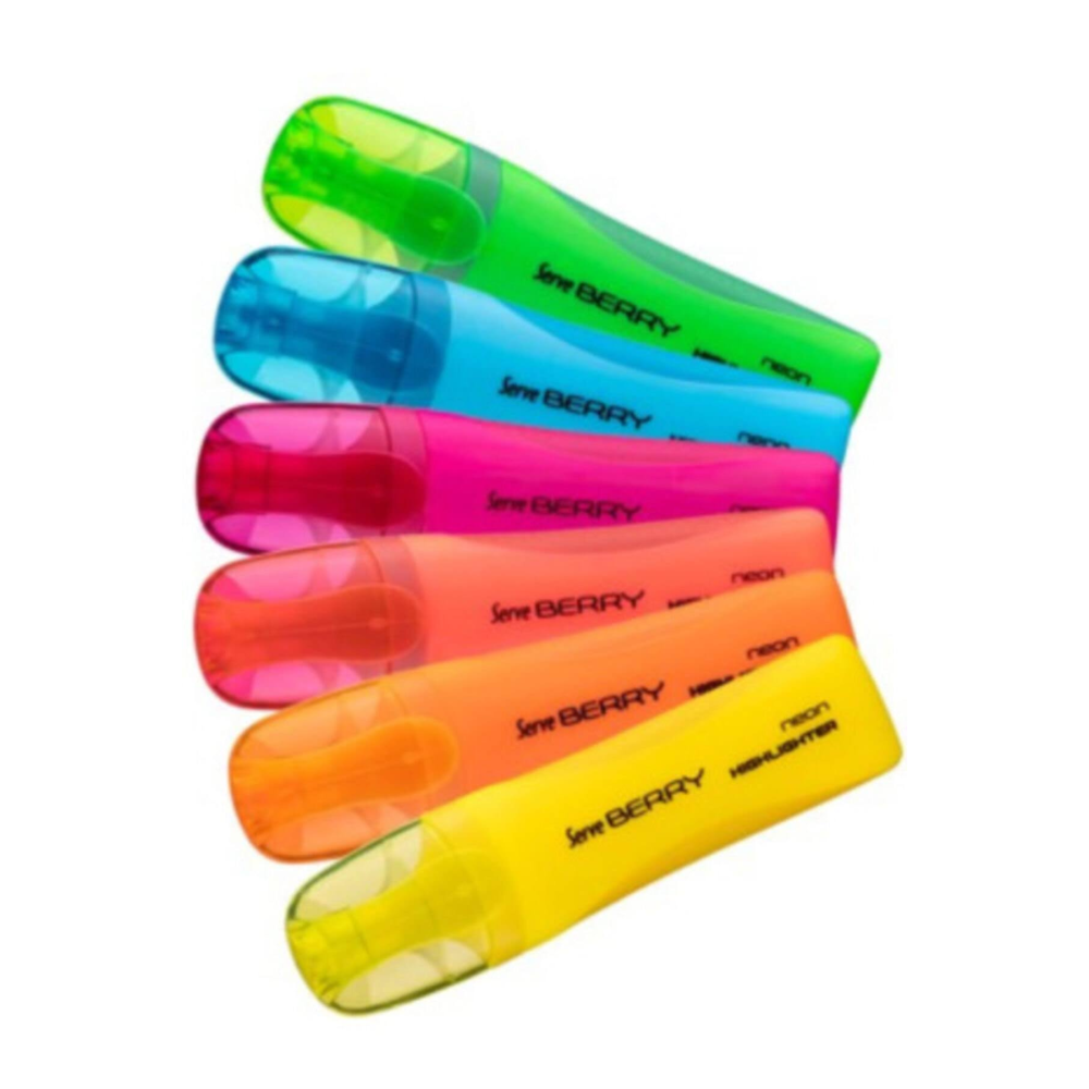 Serve Berry Fosforlu Kalem 12'li Set