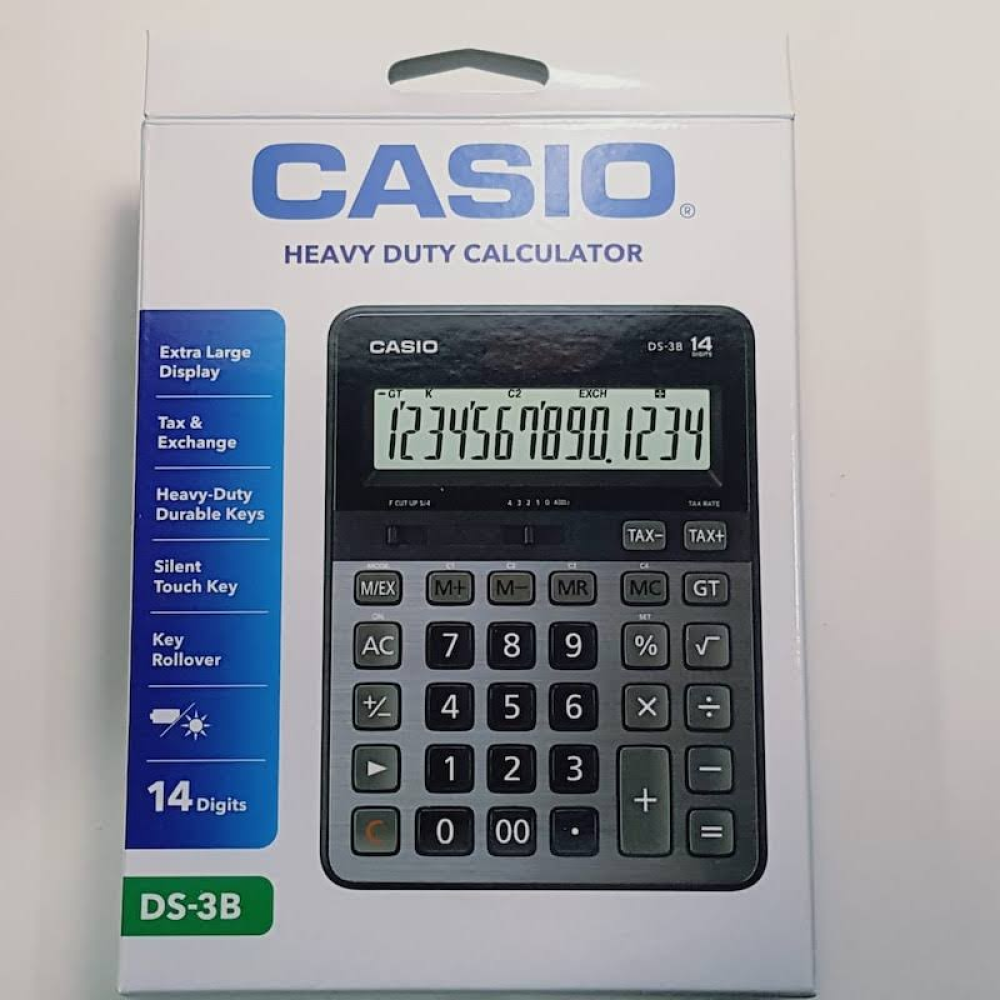 Casio Ds-3b 14 Hane Hesap Makinesi