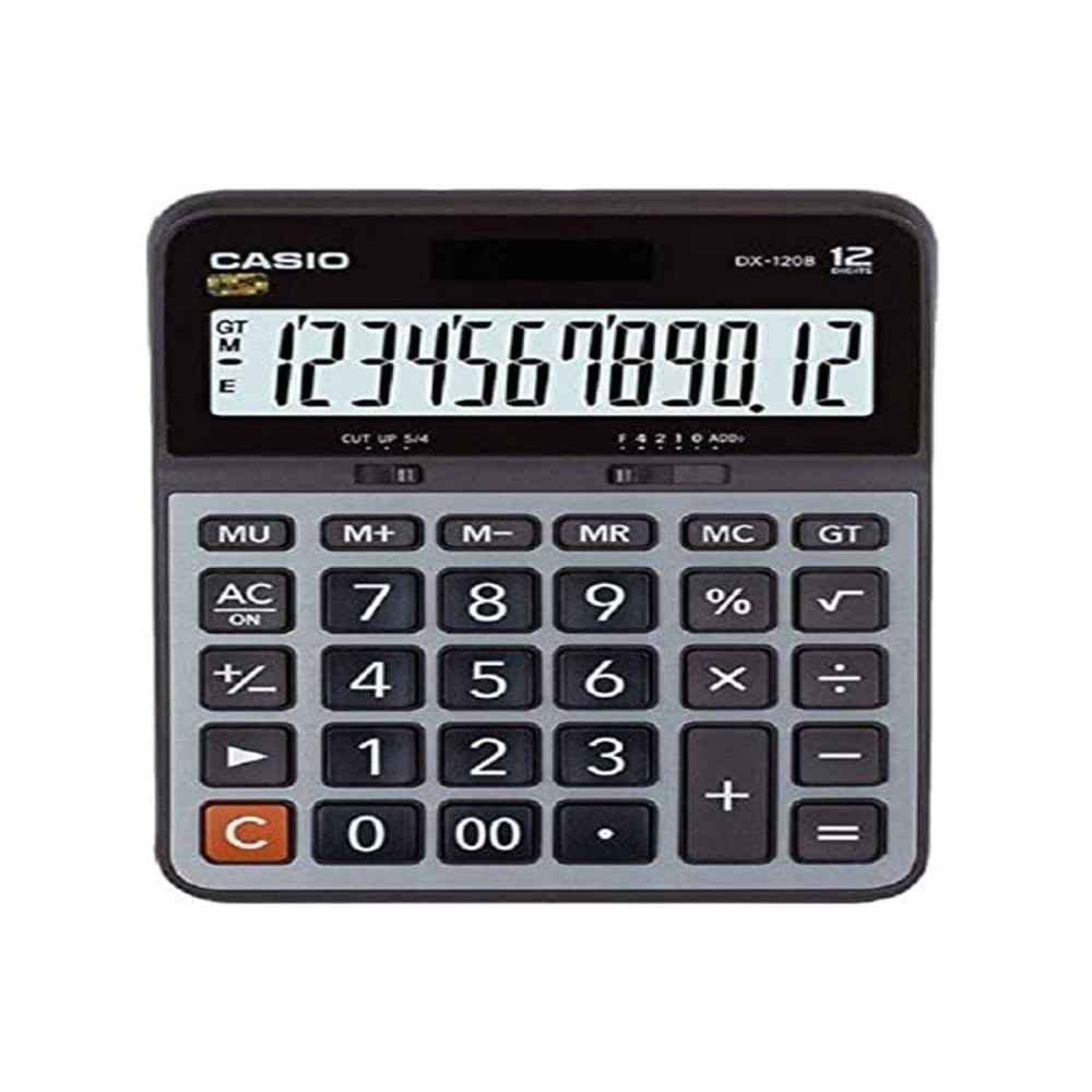 Casio Dx-120b 12 Hane Hesap Makinesi