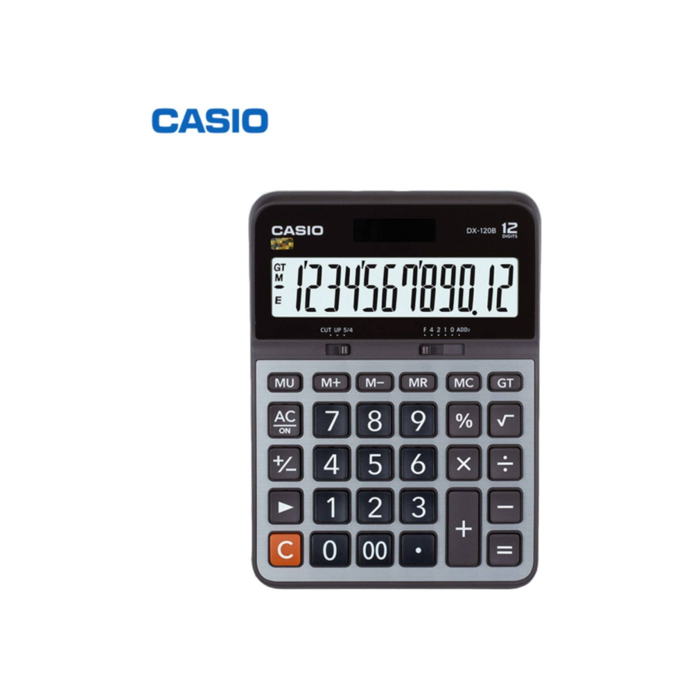 Casio Dx-120b 12 Hane Hesap Makinesi