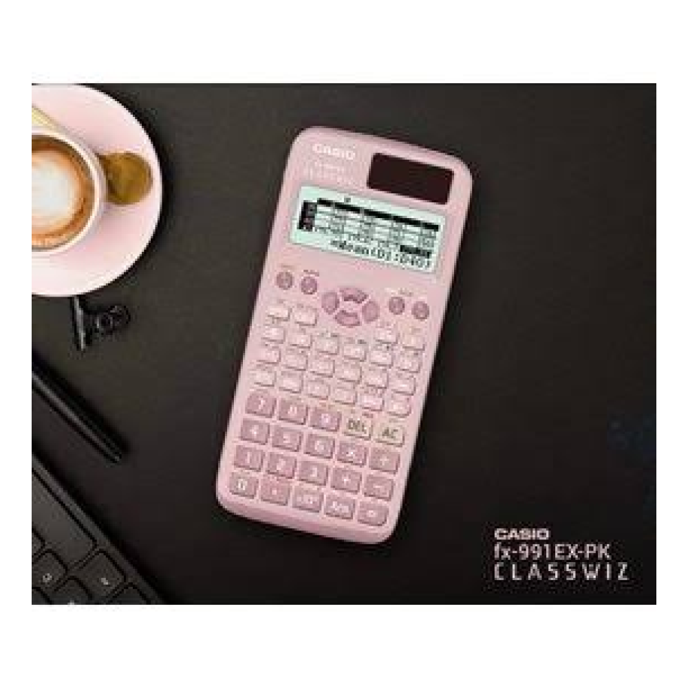 CASİO FX-991EX-PK PEMBE BİLİMSEL FONKSİYONLU HESAP MAKİNESİ