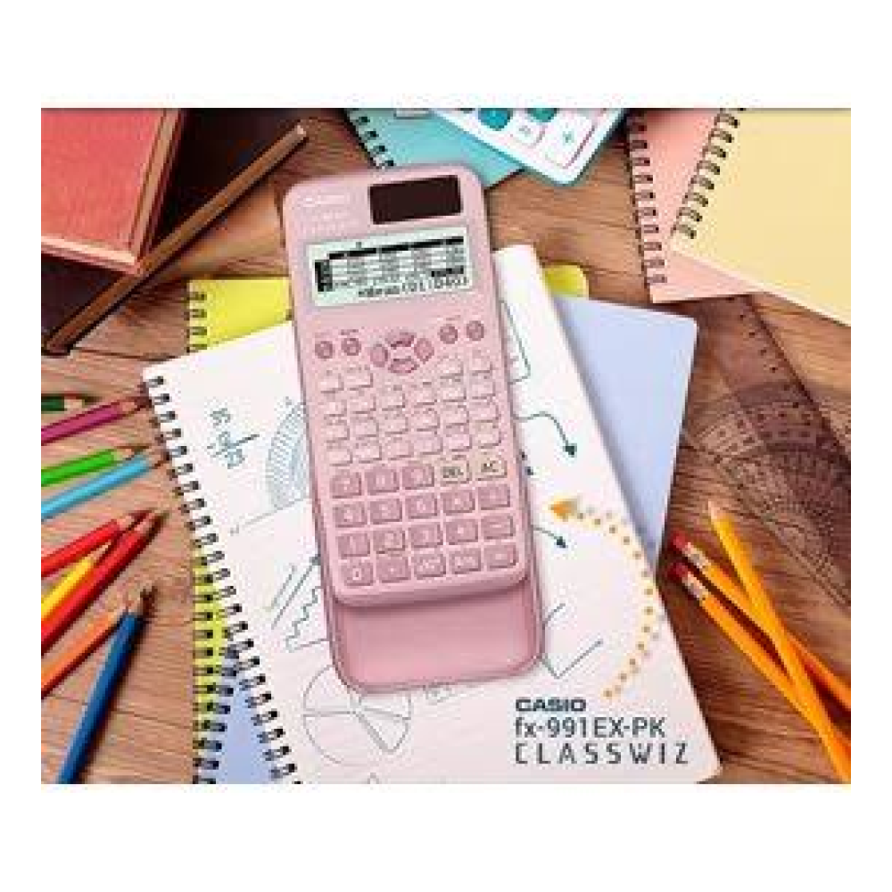 CASİO FX-991EX-PK PEMBE BİLİMSEL FONKSİYONLU HESAP MAKİNESİ