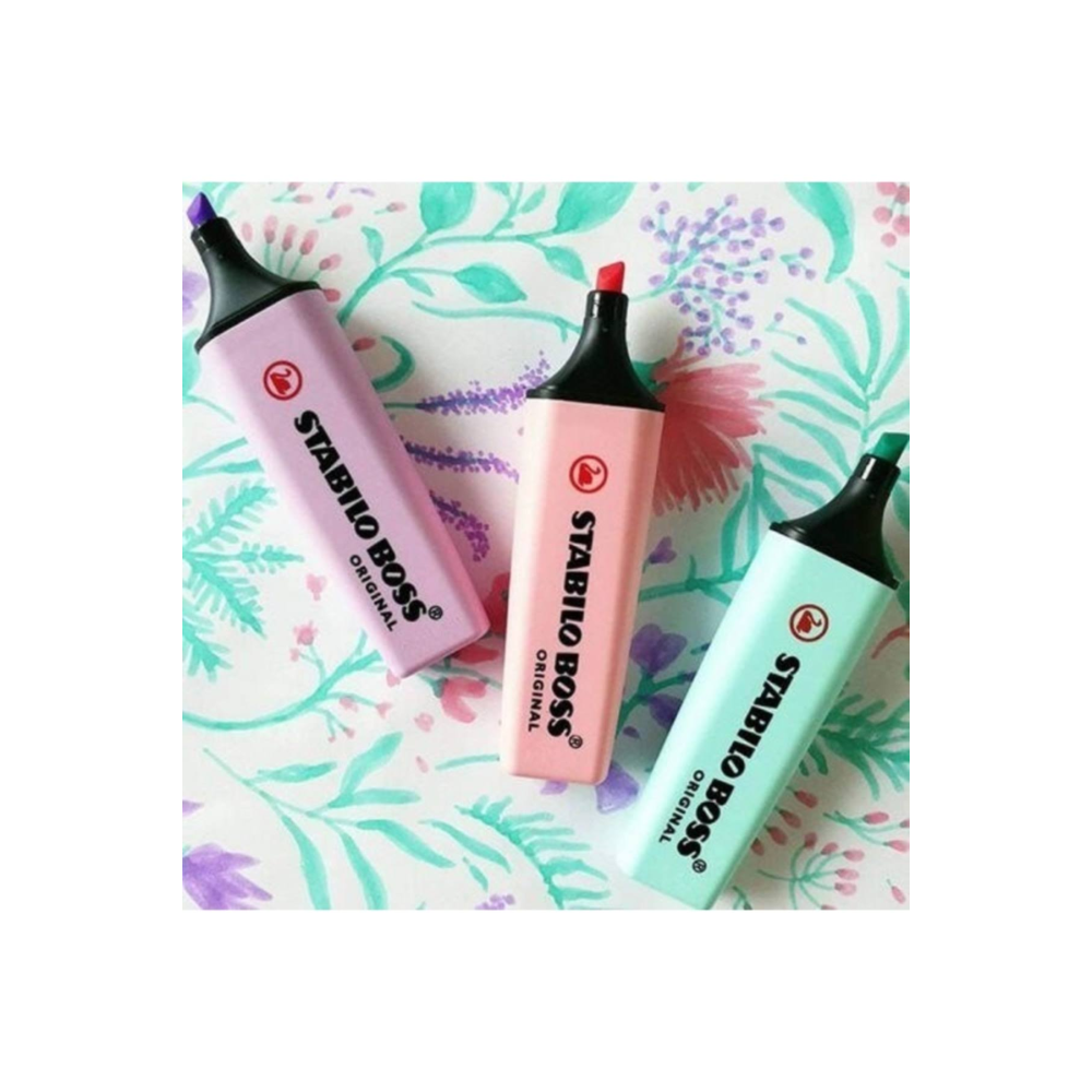 STABİLO BOSS FOSFORLU KALEM PASTEL 8 li