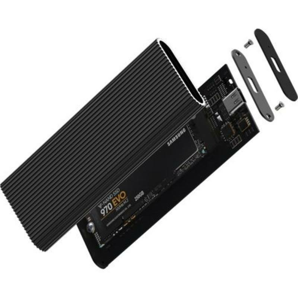 CODEGEN Type-C CDG-SSD-15BC NGFF Alüminyum Harddisk Kutusu Siyah